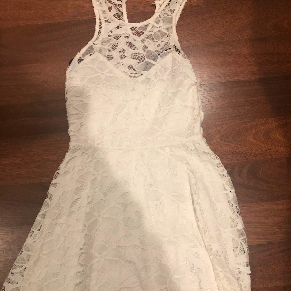 White lacey dress